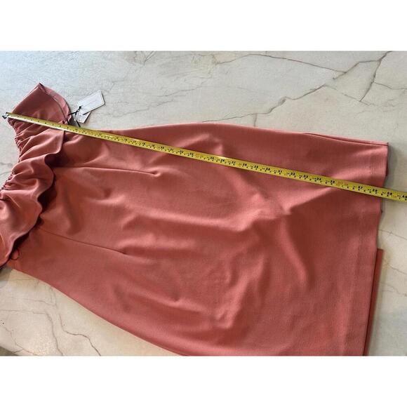 NWT 1.STATE Coral Ruffle Off the Shoulder Midi Dress Women’s size 10​ - Picture 12 of 12